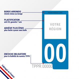 Autocollants drapeau Savoie à personnaliser